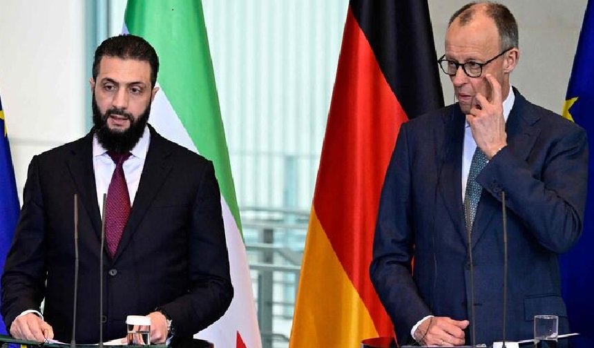 Eski cihatçı lider Şara Berlin’de konuştu: “Suriyeliler iki ülke arasında köprü olacak”