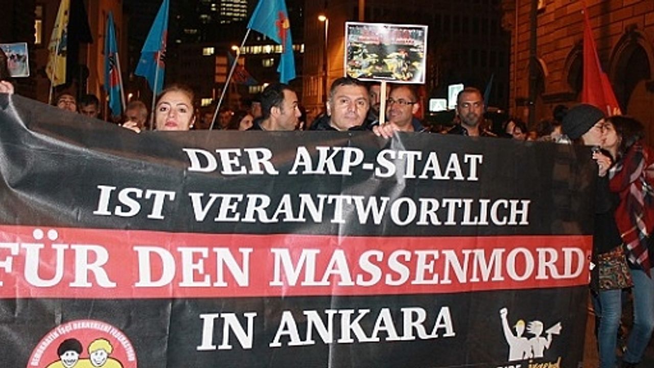 Ankara katliamı Frankfurt’un gündeminden kalkmıyor