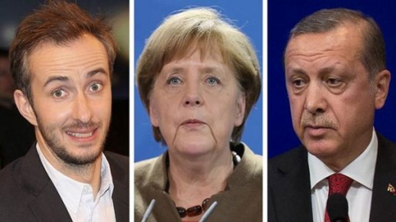 Alman mizahçı Böhmermann hakkında Merkel son sözü yargıya bıraktı