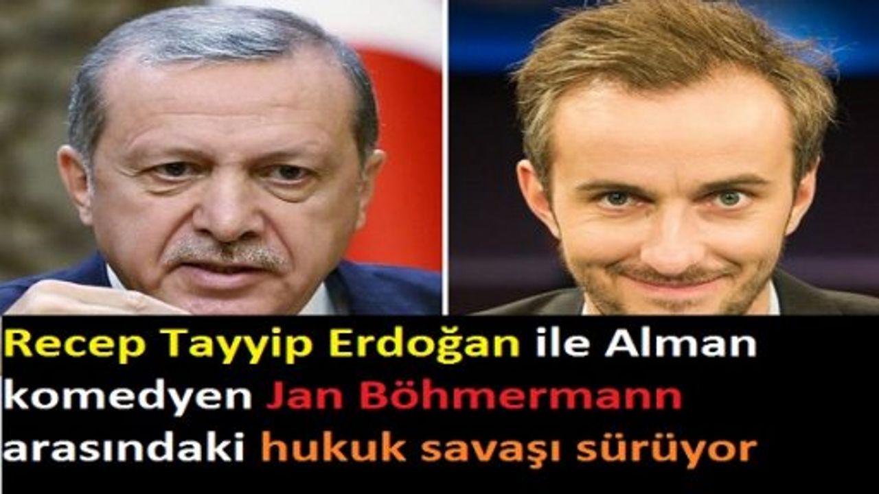 Erdoğan Böhmermann'ın okuduğu şiirin yasaklanmasını istiyor