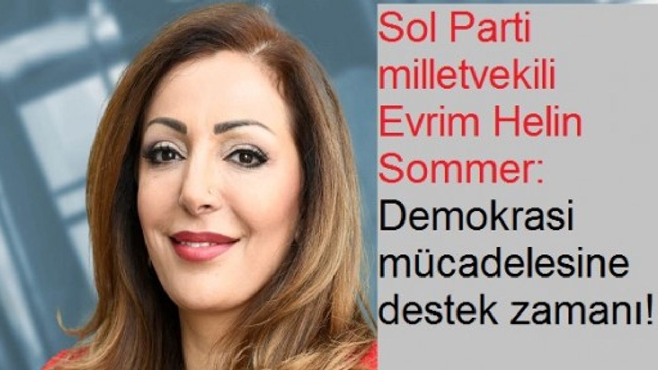 Sol Parti milletvekili Sommer: Almanya her fırsatta AKP'yi destekleyerek Türkiye halklarına sırtını dönmüştür