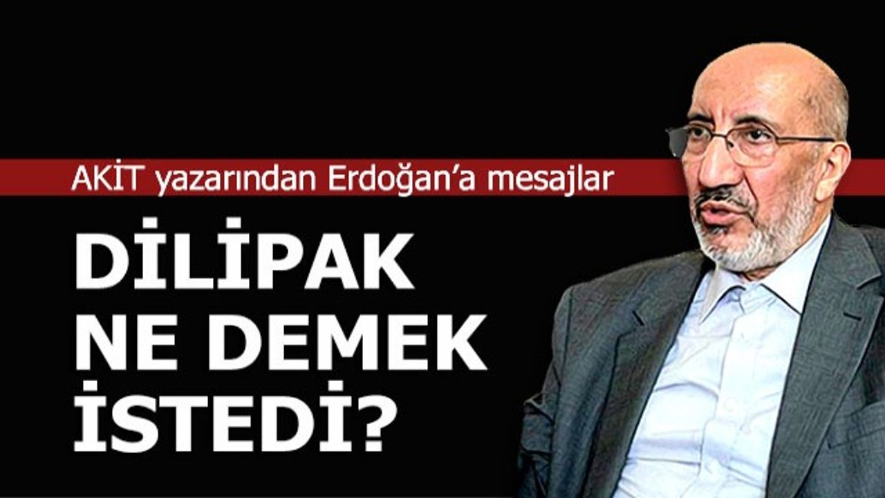 Dilipak'tan Erdoğan'a: FETÖ'nün Diyanet, YÖK, STK ve Media ayağı çözüldü mü?