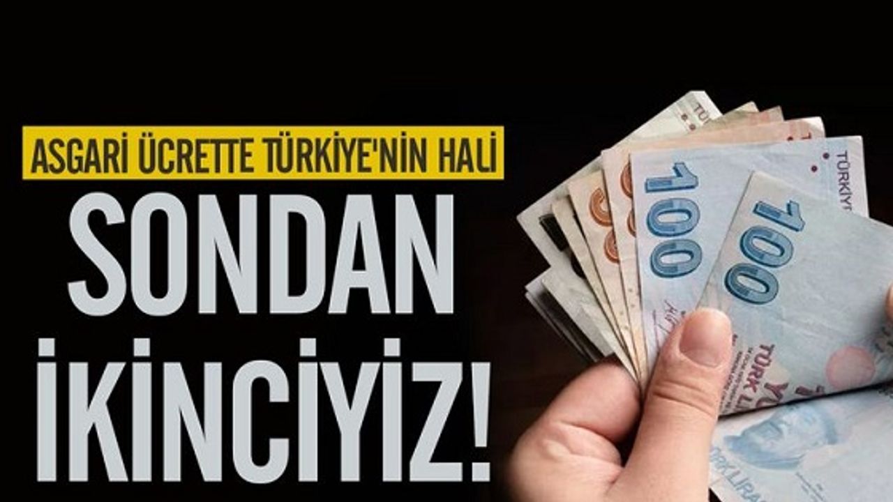 Eurostat: Türkiye asgari ücrette AB’de sondan ikinci ülke
