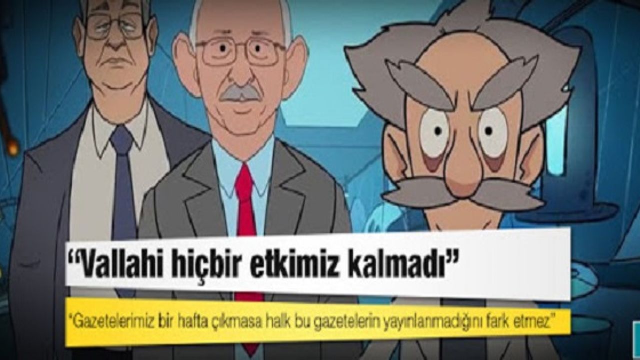 AKP'li yönetici: Gazetelerimiz 1 hafta çıkmasa halk bu gazetelerin yayınlanmadığını fark etmez