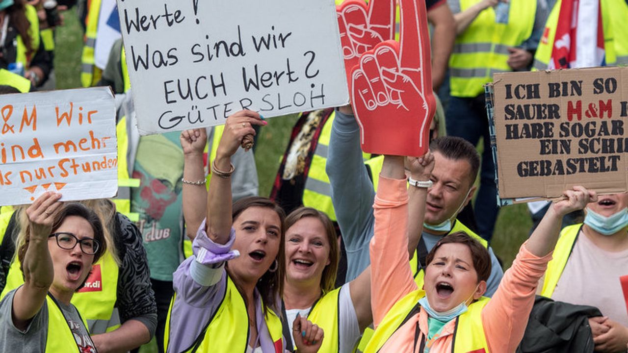Almanya: Perakende sektöründeki 60 şirkette grev sinyali
