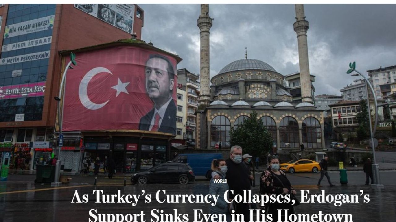 Wall Street Journal: Erdoğan'a ve AKP'ye destek azalıyor