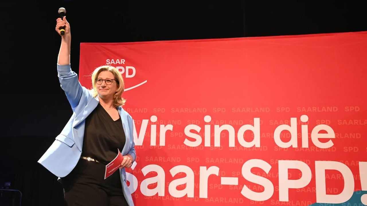 Saarland'da SPD kazandı: Sol Parti barajı aşamadı