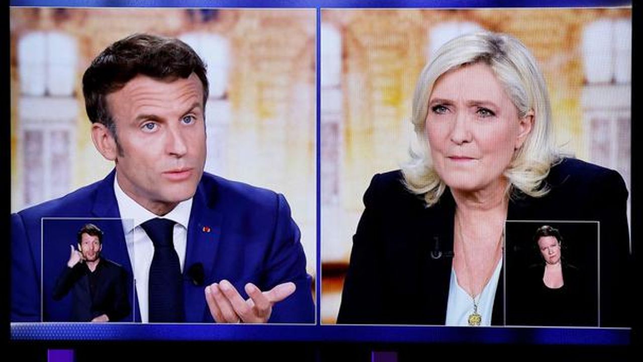 Macron ve Le Pen canlı yayında karşı karşıya geldi