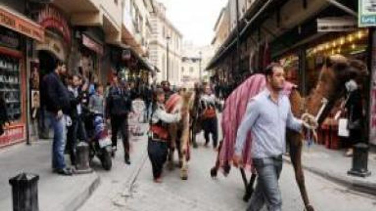 Gaziantep'ten Deve Kervanı Geçti