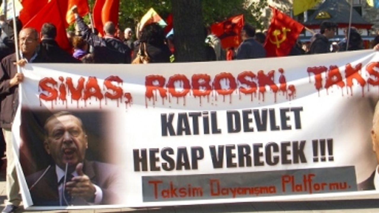 Gezi Parkı 1.Yıldönümünde Almanya'da Anıldı