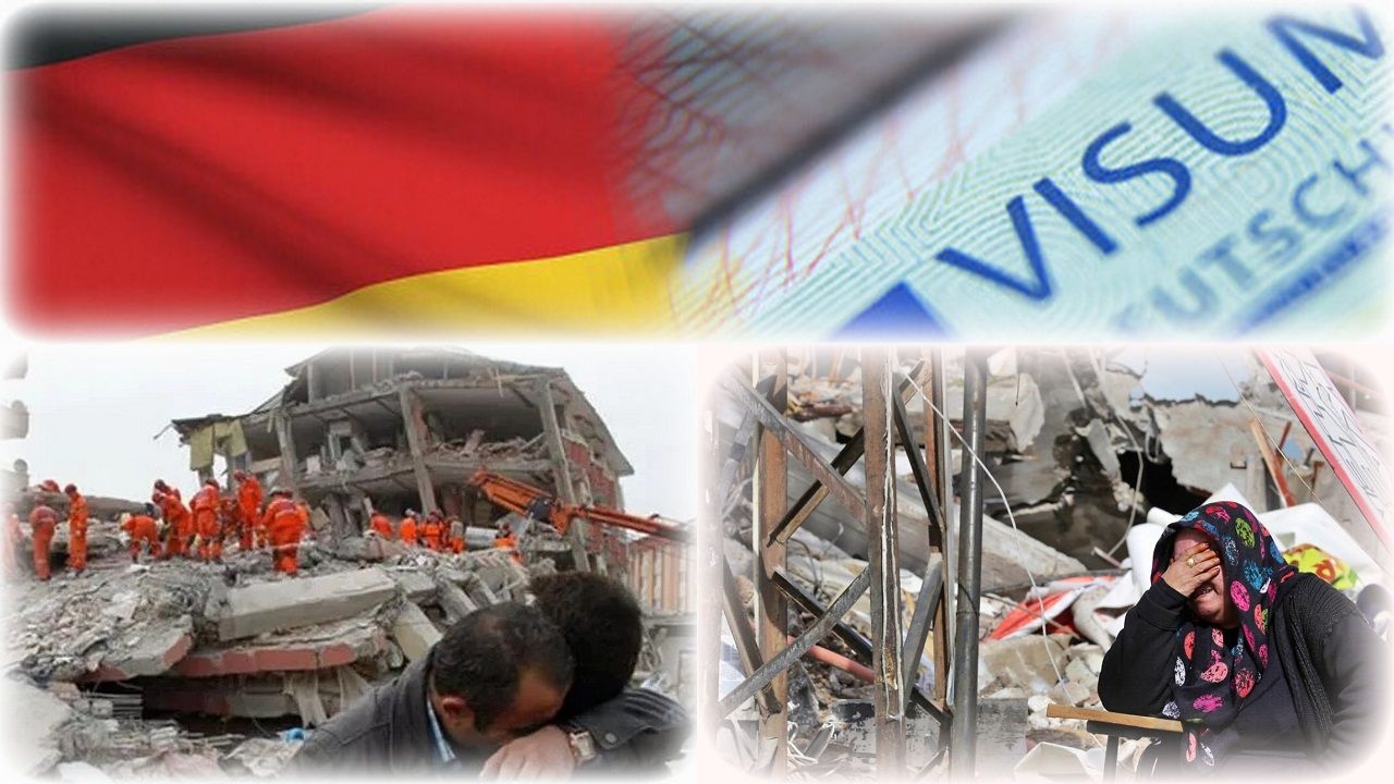 Almanya'dan depremzedelere vize kolaylığı