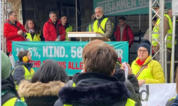 Almanya: Grevci işçilerden depremzedelere destek