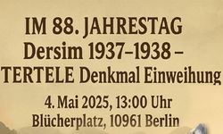 Berlin’de Dersim Katliamı’nın 88. yılında tarihi Tertele Anıtı açılıyor!