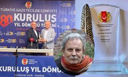 Türkiye Gazeteciler Cemiyeti'nden Doğan Özgüden'e Onur Plaketi