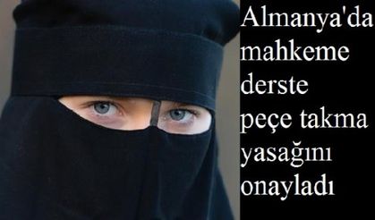 Almanya'da mahkeme derste peçe takma yasağını onayladı