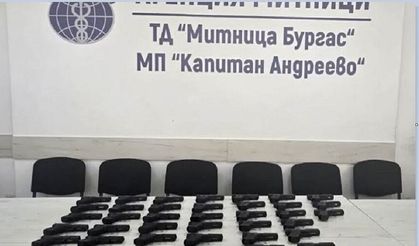 Türkiye’den Almanya’ya giden incir yüklü TIR’da 45 tabanca ele geçirildi