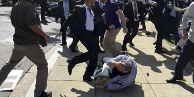 Erdoğan'ın korumaları protestoculara saldırmıştı: ABD'de Türkiye'nin itirazı "ret" edildi