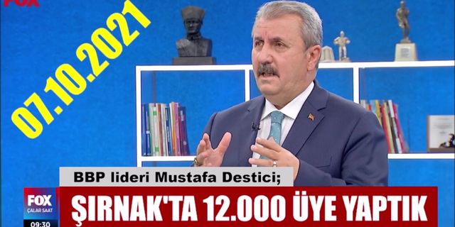 "Şırnak'ta 12 bin üye yaptık" demişti, 418 oy çıktı