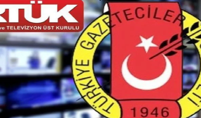 Türkiye Gazeteciler Cemiyeti'nden RTÜK'e ceza tepkisi