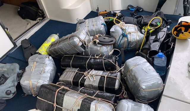 Rotası Türkiye olan bir gemide 290 kilo kokain