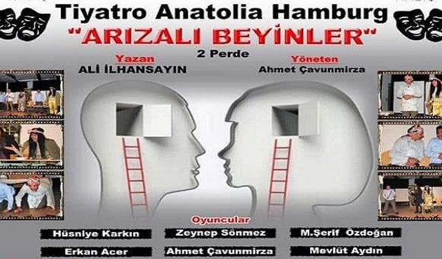 Tiyatro Anatolia perdeyi „Arızalı Beyinler“ ile açıyor