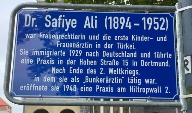 Kadın doktor Safiye Ali'nin adı bir caddeye verildi