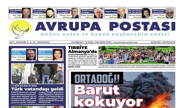 Avrupa Postası'nın yeni sayısı ile 'Merhaba'