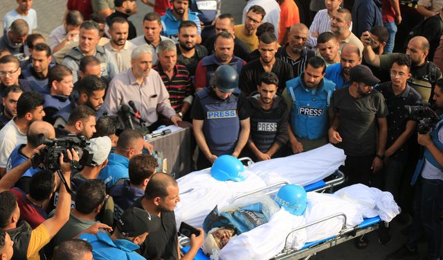 Gazze'de öldürülen gazeteci sayısı 109'a yükseldi