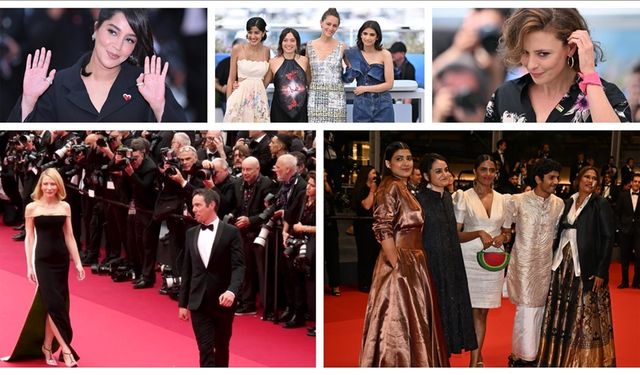 Cannes Film Festivali'nde ünlülerden Filistin'e destek