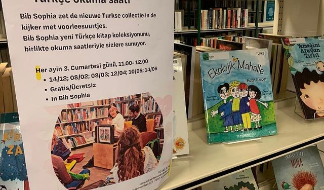 Brüksel’de Türkçe koleksiyonlu ikinci kütüphane açıldı