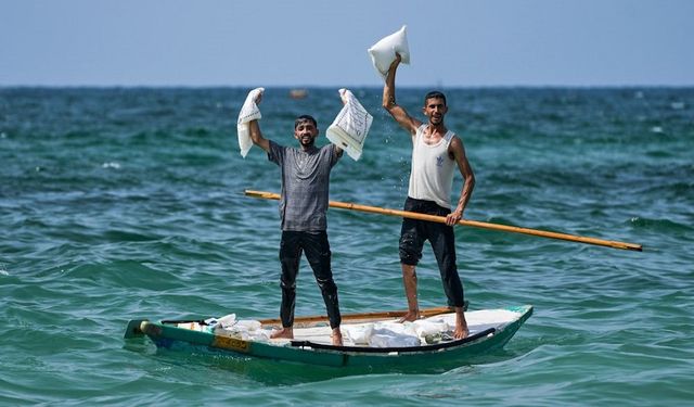 Almanya'dan Gazze’ye 14 ton yardım hava yoluyla gönderildi