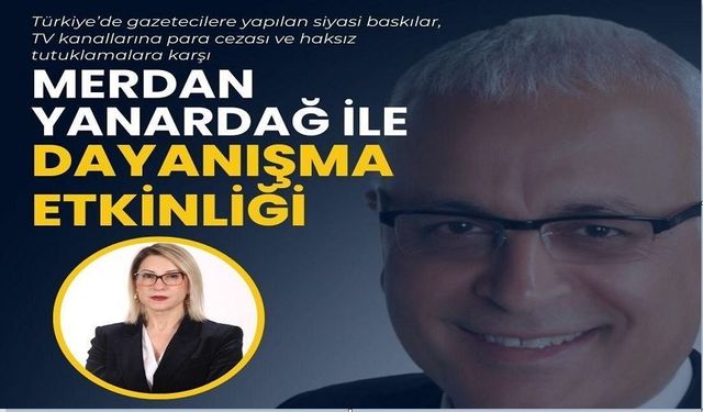 Almanya’nın Duisburg kentinde Merdan Yanardağ için dayanışma etkinliği