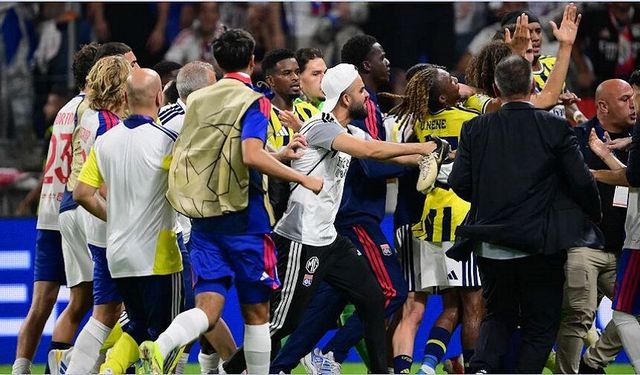 Fenerbahçe Şampiyonlar Ligi’nde: Lyon’da maç sonrası kavga çıktı