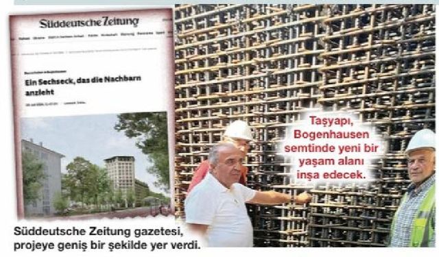 Taşyapı, Münih’te 44 metrelik kule ve 250 konutluk mahalle planlıyor