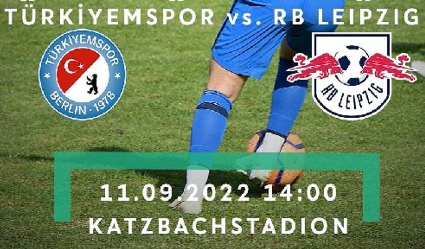 Kadınlar Kupası'nda Türkiyemspor vs - RB Leipzig'e karşı