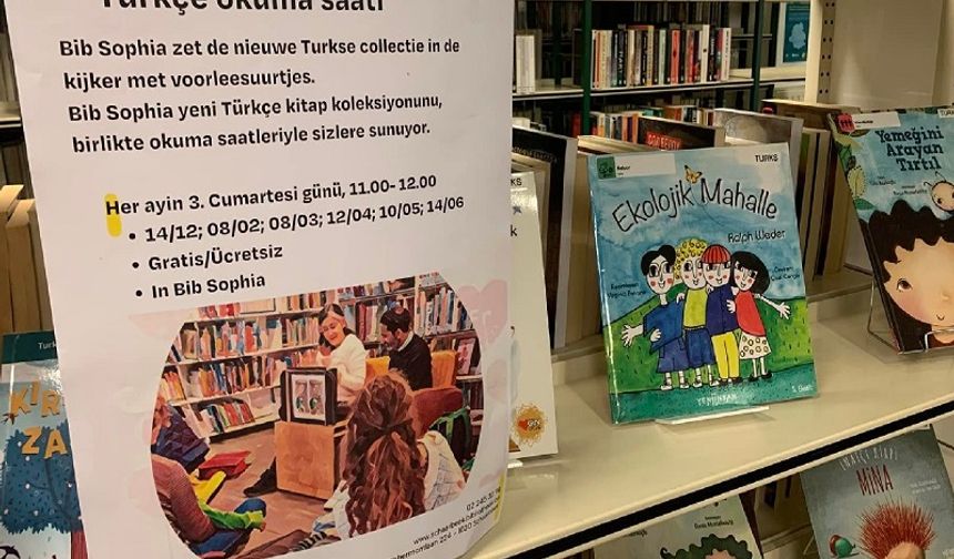 Brüksel’de Türkçe koleksiyonlu ikinci kütüphane açıldı