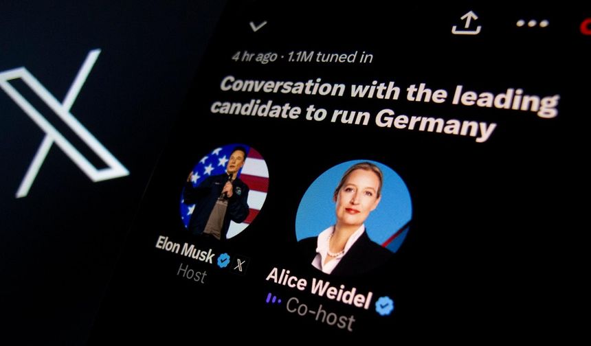 ABD'li milyarder Musk ile aşırı sağcı AfD lideri Weidel'e sert eleştiri