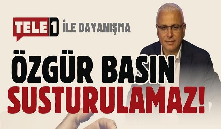 Frankfurt'ta TELE1’le dayanışma: “Özgür Basın Susturulamaz!”