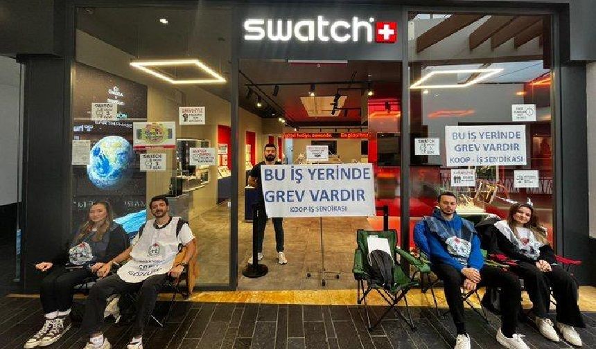 İsviçre merkezli Swatch’ın Türkiye'deki mağazalarında grev 14. gününde